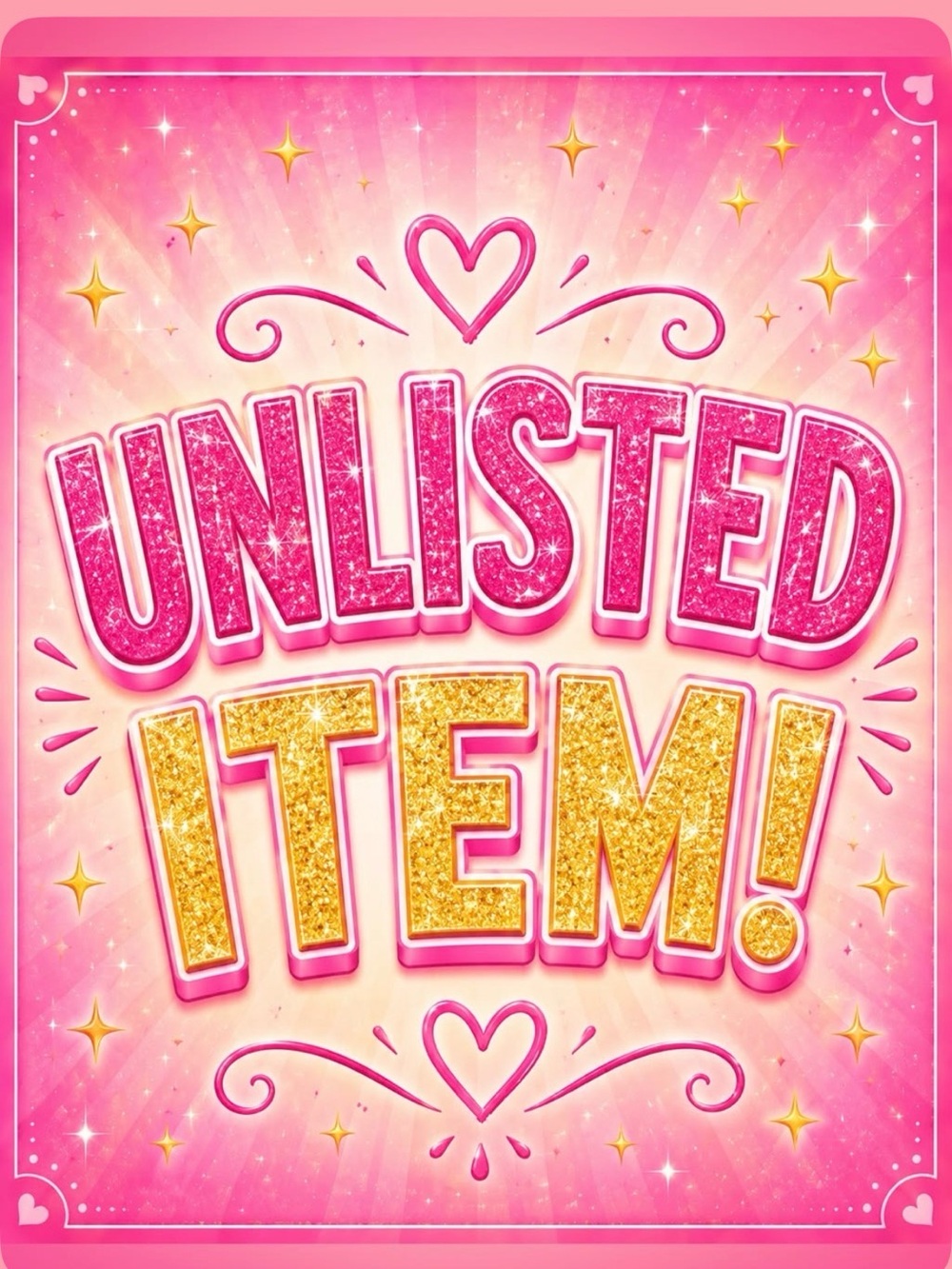 Unlisted Item! Flyer for Live Show - Bags, Charms, Jewelry etc.